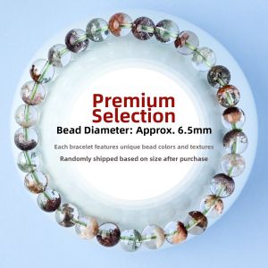 LINGFEI | Red Green Phantom Crystal Beads Necklace