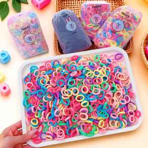 Dây Buộc Tóc Bằng Vải Thấm Hút Cho Trẻ Em Dây Đàn Hồi Cao Không Gây Hư Tổn Cho Tóc Chất Liệu Vải Thấm Hút Dây Buộc Tóc Cho Bé Gái