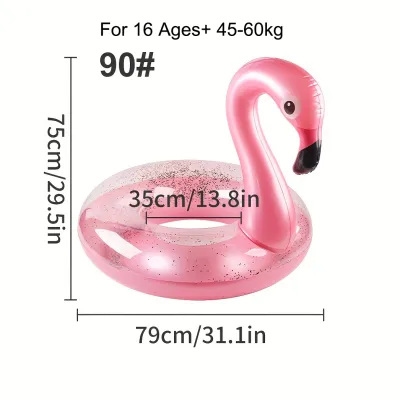 Flamingo Inflatable Pool Floats for Adults Summer Beach Toys Swimming Ring for Kids Pool Floaties Tubes for Floating