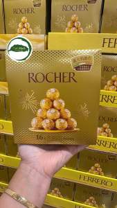 [HCM]1 HỘP 16 Vỉ socola Ferrero Rocher Halzenut Ý 600g- nhập khẩu Đài Loan- TW Mall