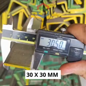 siku 30 mm x 30 mm x tebel 3 mm stainless steel 201