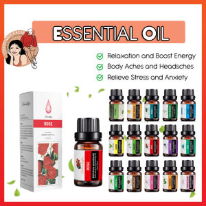 LL 10ML Essential Oil Relaxing Aroma Diffusers & Humidifiers Water-Soluble Natural Air Freshener Penyegar Udara Aromaterapi Minyak Terapi Wangi Floral Citrus