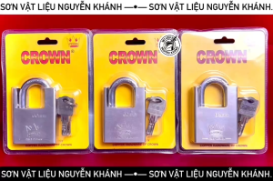 🔒 Ổ KHÓA CROWN 60MM (ITALY DESIGN) – CHỐNG CẮT SIÊU BỀN SANG TRỌNG 🔒