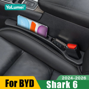 For BYD Shark 6 2024 2025 2026 PHEV 2PCS Universal Car Seat Leak Proof Strips Gap Side Seam Filler Storage Accessories