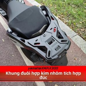 Giá Đỡ Hộp Đựng Đồ Sau Bằng Hợp Kim Nhôm Cho Xe Máy Yamaha XMAX300 Phụ Kiện Trang Trí Xe Máy Đồ Dùng Xe Máy Phụ Kiện Đuôi Xe Máy