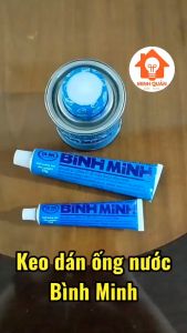 Keo Bình Minh Keo dán ống nước dán ống nhựa PVC hủ 200g