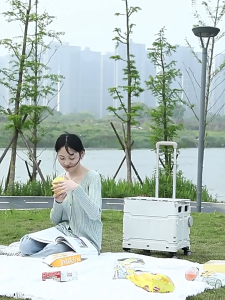 Ultra Lightweight Foldable Shopping Cart Portable Camping Vegetable Buying Small Pushcart Stair Climbing Multi-Functional