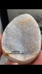 特价😉 亮✨白水晶+小小钛晶&黑矿共生龙蛋 Sparkling Clear Quartz Dragon egg