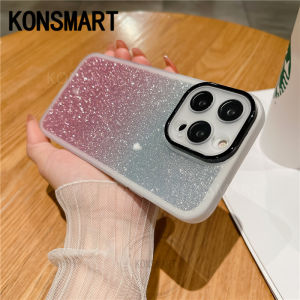 KONSMART Casing Vivo Y17s New Cute Mirror Stand Bling Glitter Soft Cellphone Case VIVOY17S With Protective Film