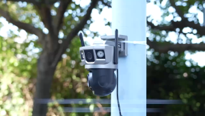 DOSEN 4G Sim card  Three Screen SC23 Outdoor Waterproof Wifi 360 Cctv Camera HD 1080P Wireless IP Security Cameras