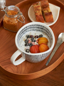 SIYUE | Personal Ceramic Striped Cup