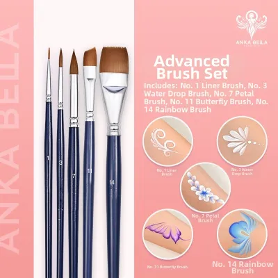 Anka Bella | Professional Water-soluble Face Paint 12 Colors