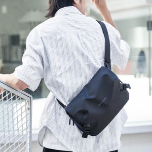 MOYYI Urban Water Repellent Messengers Bag for men Black Sling Bag Casual Durable Commuting 2022 Crossbody Bag