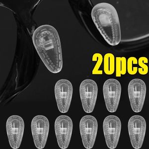20Pcs Silicone Thin Nosepads for Glasses Clear Nose Pad Air Bag Non-slip Eyeglasses Nasal Bracket Eyewear Accessories