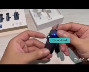 Mic Wireless Microphone 3 in 1 Lavalier 3 fungsi 2 mic peredam suara berisik