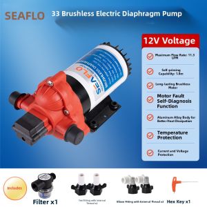 seaflo | High Pressure Self-priming Brushless Diaphragm Pump 12v