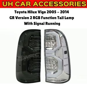 Toyota Hilux Vigo 2005 - 2014 GR Version 2 RGB Function Taillamp Tail Lamp With Signal Running
