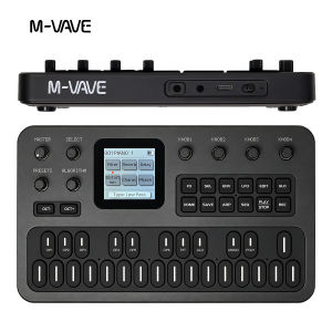 M-VAVE | M-VAVE FM1(SK15) Black FM-1 Synthesizer 6 Operators 32 Algorithms 128 Presets27 KeysBuilt-in Speaker Battery Portable Synth