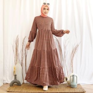 Korean Dress Risla Gamis Remaja Kekinian