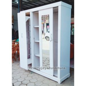 Lemari Pakaian Sliding Hijab Plywood Trinityjayafurniture