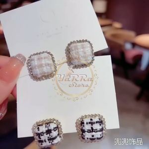 ANTING KOREA WANITA RETRO TITANIUM DIAMOND ELEGANT ANTING TUSUK GIWANG AKSESORIS FASHION ANT61 YARRA