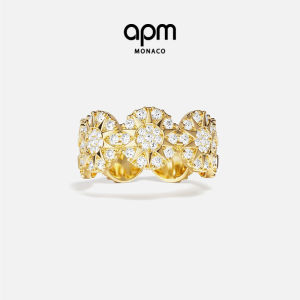 Gold Soleil Sunflower Couple Rings