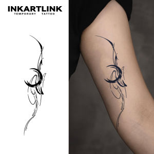 Moon temporary tattoo sticker waterproof magic tattoo lasts to 15 days fake tattoo semi permanent tattoo