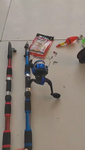 1.8M Fishing Rod Full Set Telescopic Fishing Rod Sections Fishing Reel Fishing Accessories KitSet