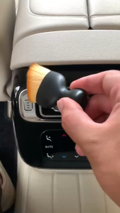 Car Interior Soft Brush Center Console Clean Tool Air Outlet with Shell Crevice Dust Removal 软毛刷