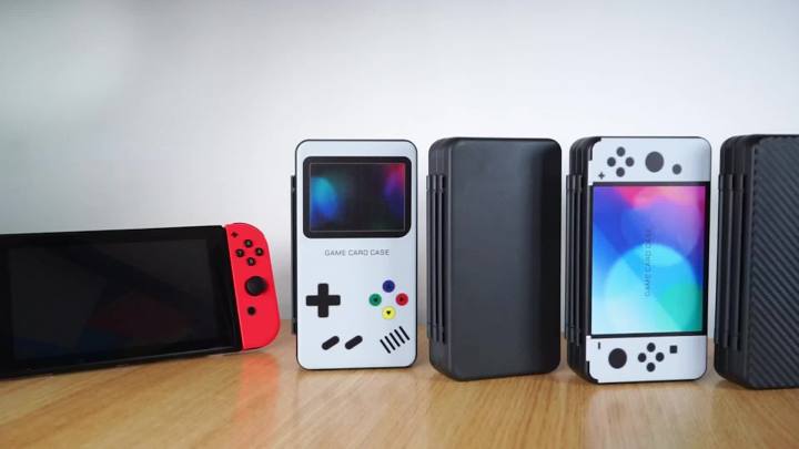 HEIYING Switch Game Card Case for Nintendo Switch / OLED / Lite,Customized Pattern Portable Travel Carry Case with 72 Game Card Slots and 24 Micro SD Cards Slots