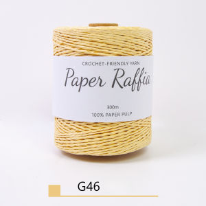 300M Raffia Woven Thread Cotton Grass Raffia Papygrass Handmade Diy Hook Bag Special Straw Material Crochet
