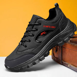 JIFANPAUL | Mens Safety Shoes Anti-crush Anti-puncture Winter Cotton Shoes