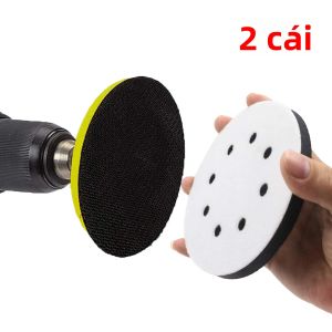 Bộ Miếng Đệm Đánh Bóng Xe Hơi 2/3/4/5/6 Inch Miếng Bọt Biển Tự Dính Bảo Vệ Giấy Nhám Mài Đế Đệm Đánh Bóng Bộ 2 Miếng Dùng Cho Việc Tự Làm Tại Nhà