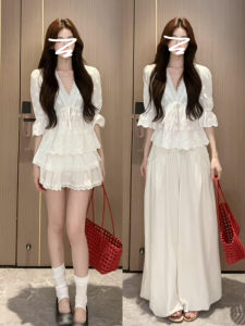 BIFEIMENG | Elegant Korean Style Summer Outfit Set