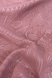 Kain Memora Kain Wollpeach Silky Emboss Motif Dayak Premium Halus Lembut Lebar 150 cm