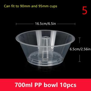 Portable Milk Tea Drink Snack Cup Bowl Sets for Kids Adults Reusable with Straw Leakproof for Fruit Storage Outdoor Use