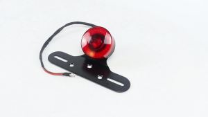 Motorcycle Tail Light Retro Rear Taillight Stop Lamp License Plate Mount for Harley XL883 XL1200 Suzuki Honda Chopper Bobber