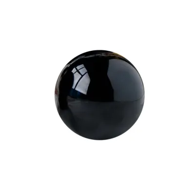 Natural Black Obsidian Sphere Large Crystal Ball Healing Stone Gemstone 30/40/50mm obsidian crystal decorative glass Home Decor
