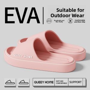 MONLEYTA | Mens Summer Indoor Home Thick Bottom Anti-slip Bathroom Bathing Couples New 2025 Outdoor Slippers Comfortable EVA Slippers