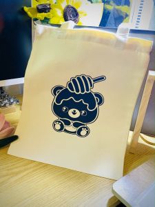 Canvas Cute Octopus Design High Quality Tote Bag