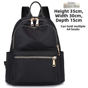 CHIBAO | Womens Oxford and Canvas Small Backpack