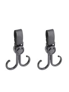 2-4PCS Baby Stroller Hooks for Bags Multipurpose Universal Stroller Clips and Hooks or Hanging Diaper Bags Stroller Organizer