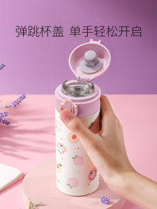 Face Insulated Water Bottle Womens High Aesthetic Value Student 316 Stainless Steel Cup Ladies New Model 2023 School Specialty Cup