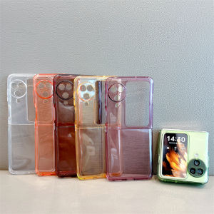 Fashion IMD Soft Case For OPPO Find N3 N2 FLIP Protect Phone Cover Tide brand Clear design