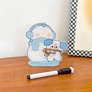 Fun Cartoon Character Acrylic Reminder Board with Marker BH266