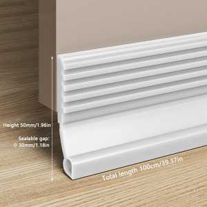 Silikon Water Drop Penutup Celah Pintu Anti Air Serangga Debu Silicone