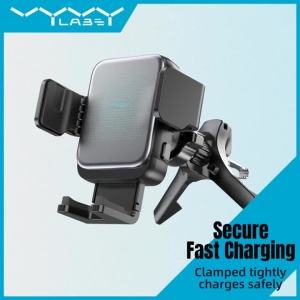 VYVYLABS Car Mount 15W Wireless Phone Fast Charger Refrigeration Car Mount Smart Automatic Car Mount For Car Air Outlet