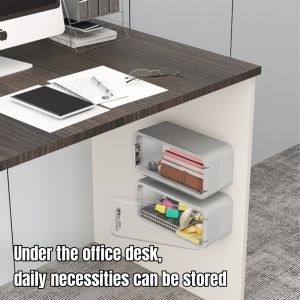 【SG Stock】Non perforated wall mounted storage box toilet cosmetics storage box tissue storage box 360 ° waterproof