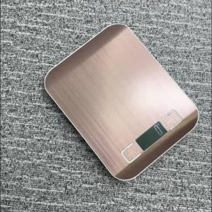 10kg/1g 5kg/1g Pink kitchen scale large capacity food scale LCD display digital weighing scale used for baking and cooking made of stainless steel requires 2 AAA batteries not included