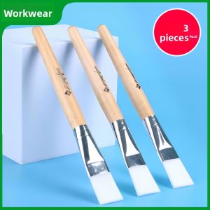 Soft Bristle Facial Mask Brush Set Beauty Spa Tool Kit for Applying Face Masks Any Skin Type White Rod Mask Brush from China